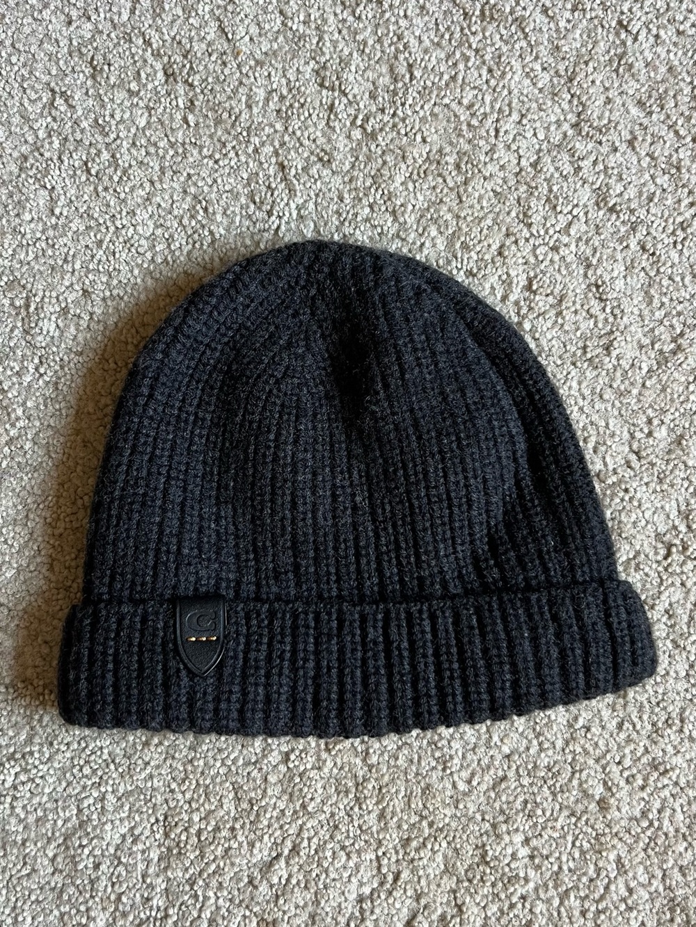Coach dark gray Beanie - Men